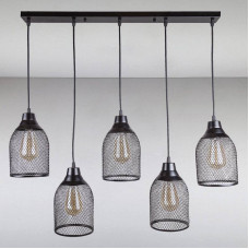 Люстра лофт Light House LS-13462-5 BK 700 чорна