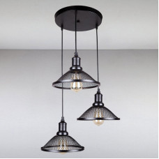 Люстра лофт Light House LS-13463-3 BK 300 чорна