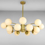 Зображення Люстра молекула підвісна Light House LS-14858-16 GD+WH золото ИМ Light-Deco 