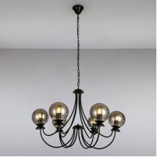 Люстра подвесная Light House LS-15060-6 BK+BK черная