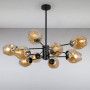 Зображення Люстра підвісна молекула Light House LS-15178-10 BK+BR чорнийИМ Light-Deco