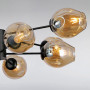 Зображення Люстра підвісна молекула Light House LS-15178-10 BK+BR чорнийИМ Light-Deco1