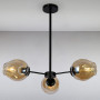 Изображение Люстра подвесная молекула Light House LS-15179-3 BK+BR черная ИМ Light-Deco 