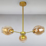 Зображення Люстра підвісна молекула Light House LS-15179-3 GD+BR золотоИМ Light-Deco