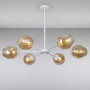 Зображення Люстра підвісна молекула Light House LS-15179-6 WH+BR білийИМ Light-Deco