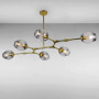 Зображення Люстра підвісна молекула Light House LS-15181-6 GD+BK золотоИМ Light-Deco