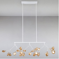 Люстра підвісна Light House LS-15235-27 WH+BR білий