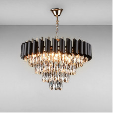 Люстра підвісна кришталева Light House SRS-16225/6 чорний