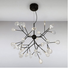 Люстра подвесная молекула Light House LS-14664-36 BK+CL черный