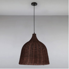 Люстра підвісна Light House LS-15079RATTAN-1(470) CF коричнева