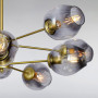Зображення Люстра підвісна молекула Light House LS-15178-10 GD+BK золотоИМ Light-Deco1