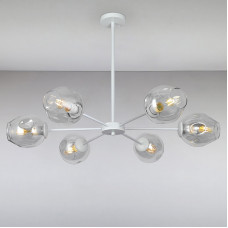 Люстра підвісна молекула Light House LS-15179-6 WH+CL білий
