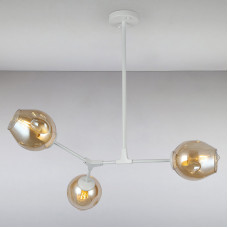 Люстра підвісна молекула Light House LS-15226-3 WH+BR білий