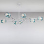 Зображення Люстра підвісна молекула Light House LS-15226-7 WH+BL біла ИМ Light-Deco 