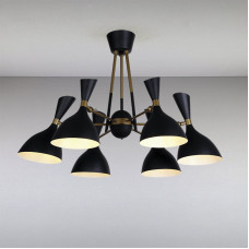 Люстра потолочная Light House LS-13105-6 BK черный