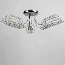 Люстра стельова кришталева Light House NM-15658/3 CR хром