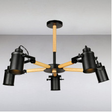 Люстра Light House LS-13374-6 BK черная