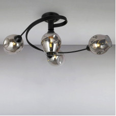Люстра стельова молекула Light House LS-15190-4 BK+BK чорний