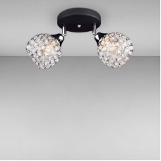 Люстра стельова Light House MX-16377/2 чорний + хром