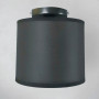 Зображення Люстра стельова з абажуром Light House NM-15307/1 BK TK E27 чорнийИМ Light-Deco1
