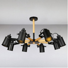 Люстра Light House LS-13374-8 BK черная