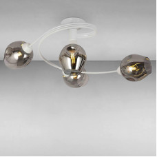 Люстра потолочная Light House LS-15190-4 WH+BK белая