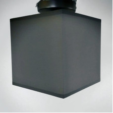 Люстра стельова з абажуром Light House NM-15308/1 BK TK E27 чорний