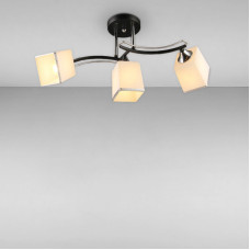 Люстра стельова Light House SRS-16335/3 BK чорний + хром