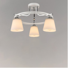 Люстра стельова Light House SRS-16387/3 біла + хром Люстра стельова Light House SRS-16387/3 біла + хром