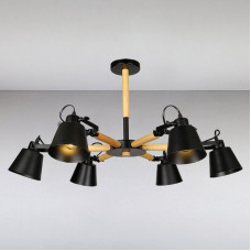 Люстра Light House LS-13375-6 BK черная