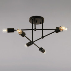 Люстра стельова Light House LS-13917/6 BK чорний