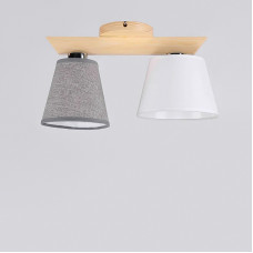 Люстра потолочная деревянная Light House SRS-16250-2 бежевый