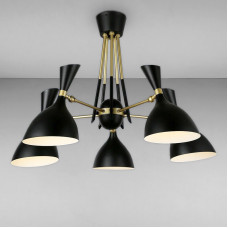 Люстра стельова Light House LS-13105-5 BK чорний