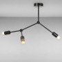 Зображення Люстра стельова молекула Light House LS-16094/3 BK чорнийИМ Light-Deco