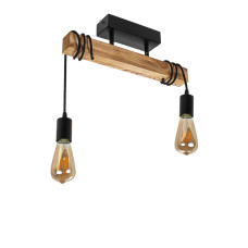 Люстра стельова Light House SRS-16045/2 світлий обжиг + чорний Люстра стельова Light House SRS-16045/2 світлий обжиг + чорний