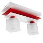 Изображение Люстра потолочная Light House SRS-16048/2 белый / красный ИМ Light-Deco 