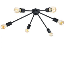 Светильник потолочный Attic X-6 C280/370 Black Черный (1505) Светильник потолочный Attic X-6 C280/370 Black Черный (1505)