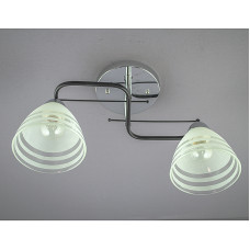 Люстра стельова Light House SH-12630/2 CR+BK хром