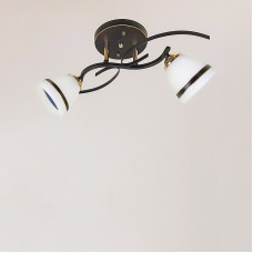 Люстра стельова Light House SRS-16245/2 BK FG чорний + золото Люстра стельова Light House SRS-16245/2 BK FG чорний + золото