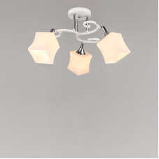 Люстра стельова Light House SRS-16388/3 біла + хром Люстра стельова Light House SRS-16388/3 біла + хром