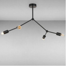 Люстра потолочная молекула Light House LS-16094/4 BK черный