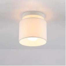 Люстра стельова з абажуром Light House NM-14778/1 WT TK E27 білий