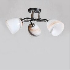 Люстра стельова Light House SC-15394/3 BK+CR чорний