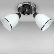 Люстра стельова Light House SH-12608/2 CR+BK хром