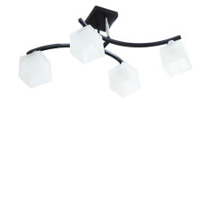 Люстра стельова Light House SRS-13541/4 чорний