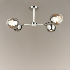 Люстра стельова Light House SRS-16303/4 чорний + хром