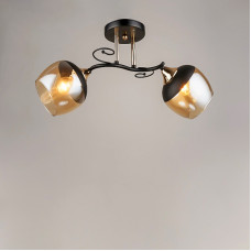Люстра стельова Light House SRS-16345/2 чорний+золото Люстра стельова Light House SRS-16345/2 чорний+золото