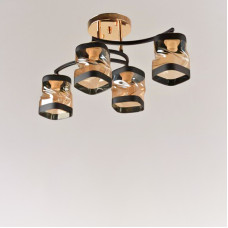 Люстра потолочная Light House SRS-16401/4 золото/черный Люстра потолочная Light House SRS-16401/4 золото/черный