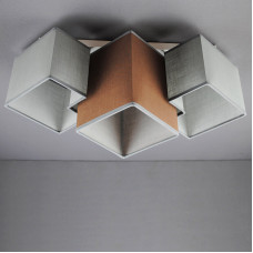 Люстра потолочная Light House SRS-16091/3 серый/коричневый Люстра потолочная Light House SRS-16091/3 серый/коричневый