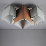 Изображение Люстра потолочная Light House SRS-16091/3 серый/коричневыйИМ Light-Deco